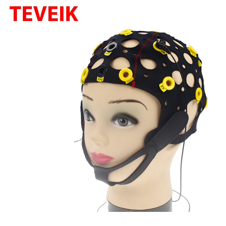 Separating EEG hat 20 leads Medical Adult Child Infant EEG Cap without ECG Electrode