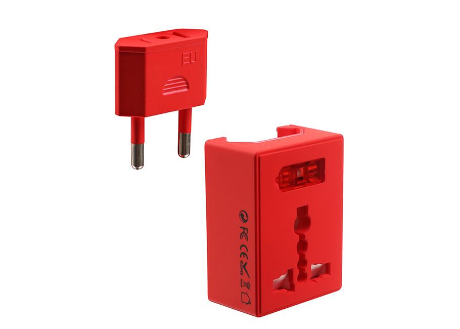 5V 2.4A AU UK US EU AC Surge Travel Plug Adapter , All In One World Travel Adapter
