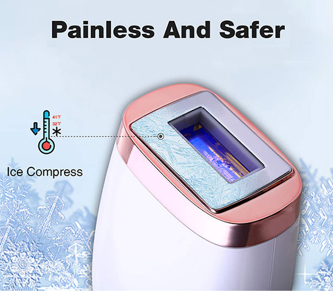 Gun Shaped Ice Compress 48W 12V 4A 600000 Shot IPL Hair Removal Device