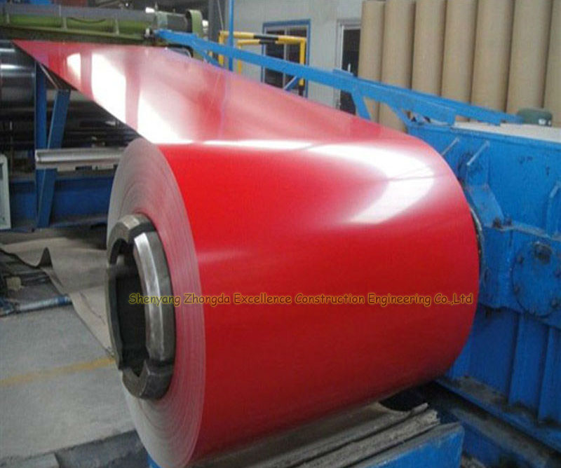 galvanized color coated zinc coated shed roof wall shutter doors corrugated metal roofing sheet