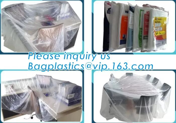 Painter Plastic Drop Cloths Sheet, Waterproof, rustproof, Anti-Dust Furniture Cover, Couch Cover, Furniture Cover