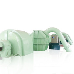Customized Stainless Steel Pelton Hydro Turbine Generator High Water Head 300kw~50mw