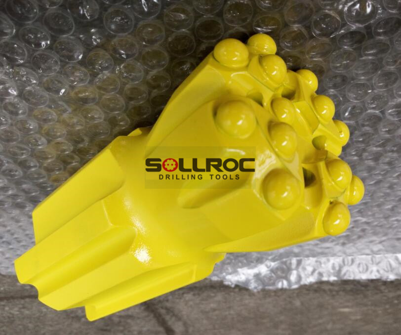 Diameter 102mm Rock Bits Top Hammer Drilling Tools T Series Retrac And Regular Type