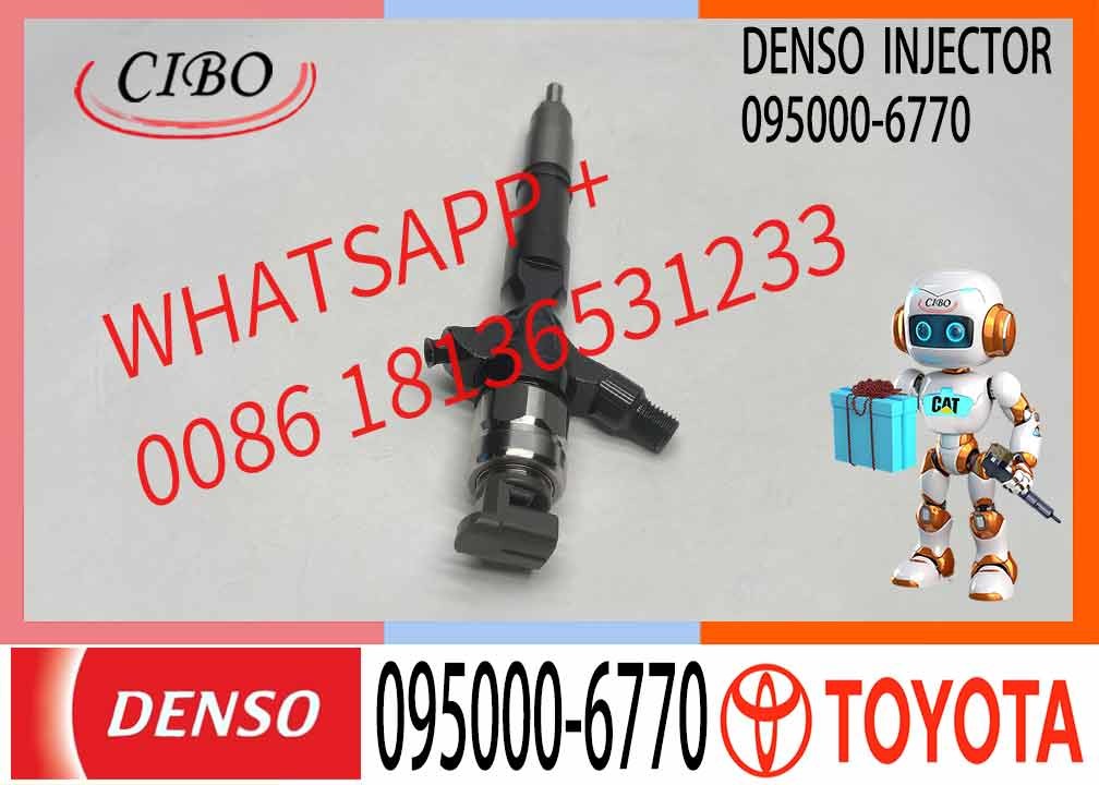 New Fuel Injectors Nozzle 095000-7040 095000-6770 23670-39145 23670-30150 for Toyota Hiace 2.5 D4D HILUX 2KD-FTV Engine