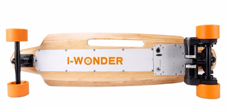 Wireless Remote Control Sport Electric Skateboard 1200W * 2 DC Brushless