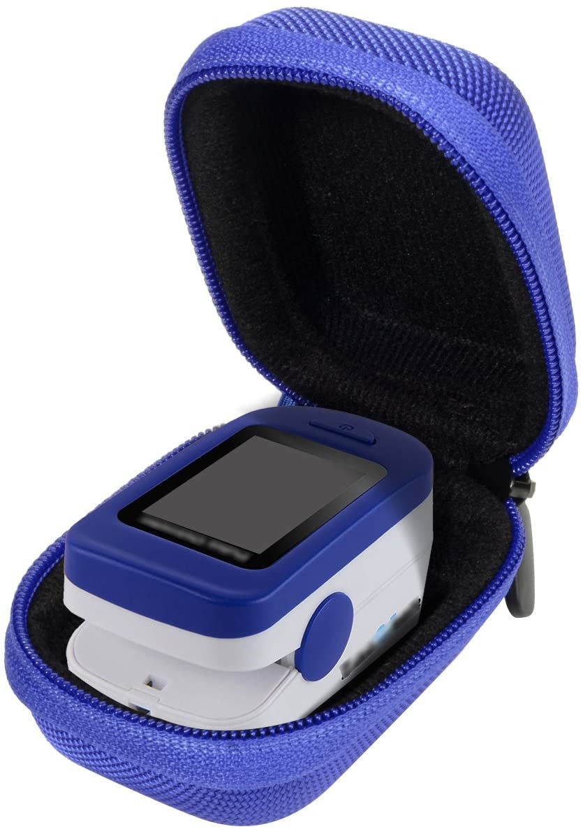 Fingertip Pulse Oximeter Carrying Case , EVA Medical Hard Case