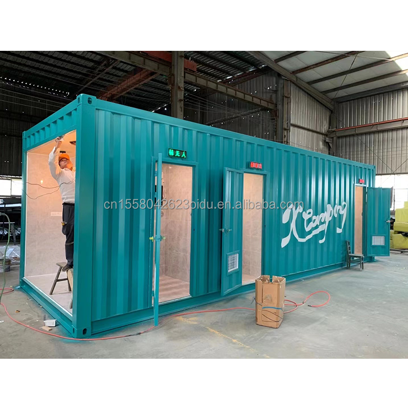 40ft Container Garden Public Men's and Women's Restrooms with Modern Sanitation Systems