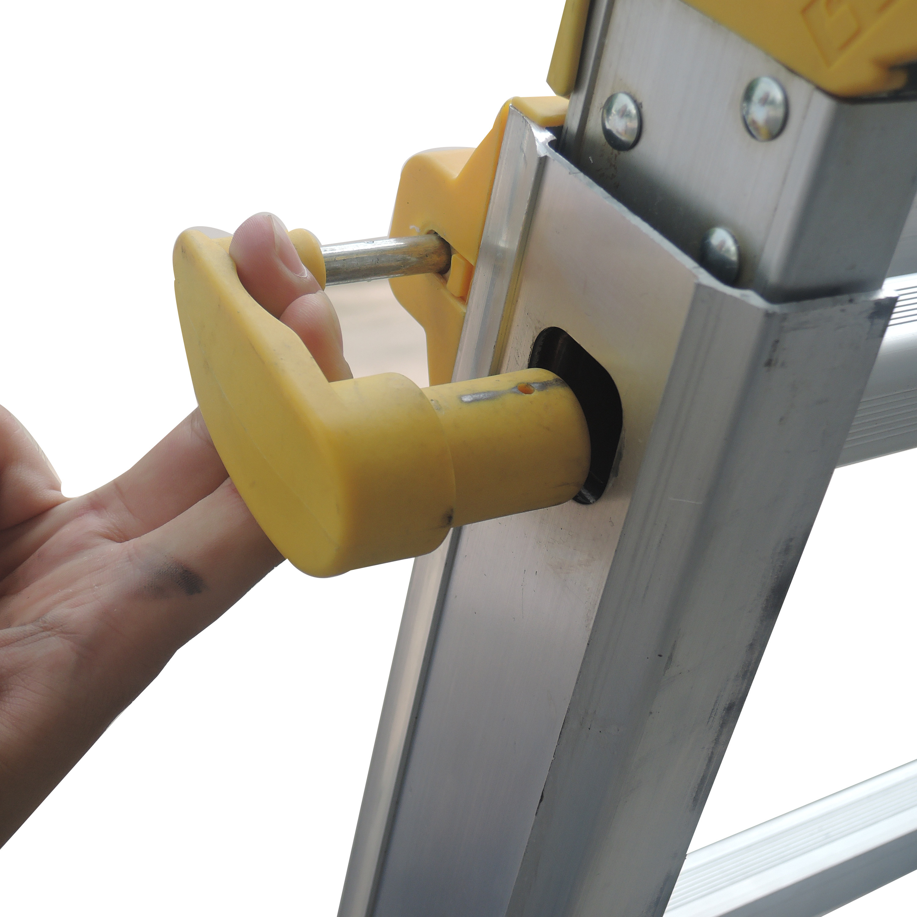 5 Steps Aluminum Telescopic Ladder High Strength Stable Performance