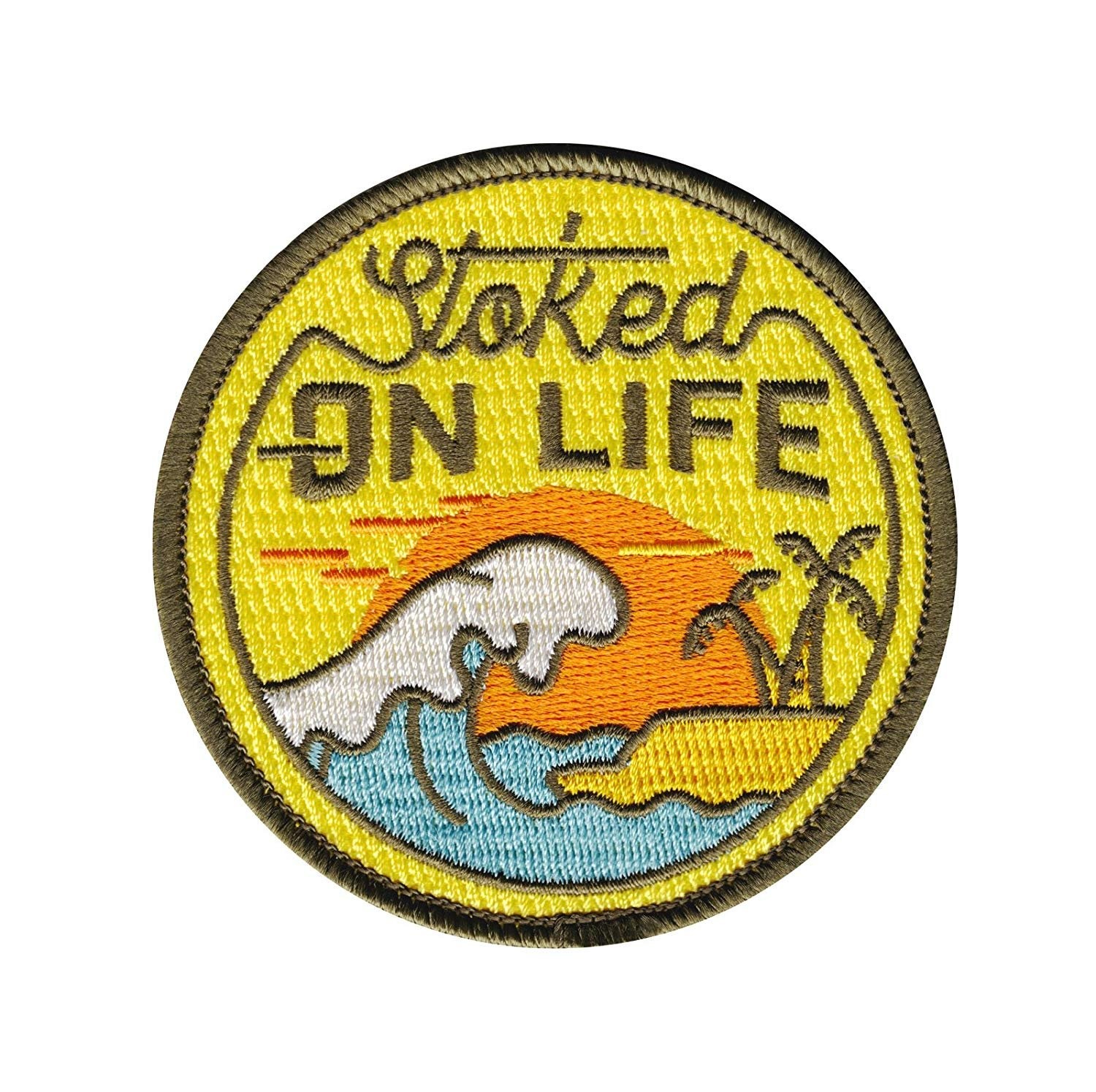 Customized Soccer Iron On Embroidered Patches Colorful For Bags / Caps