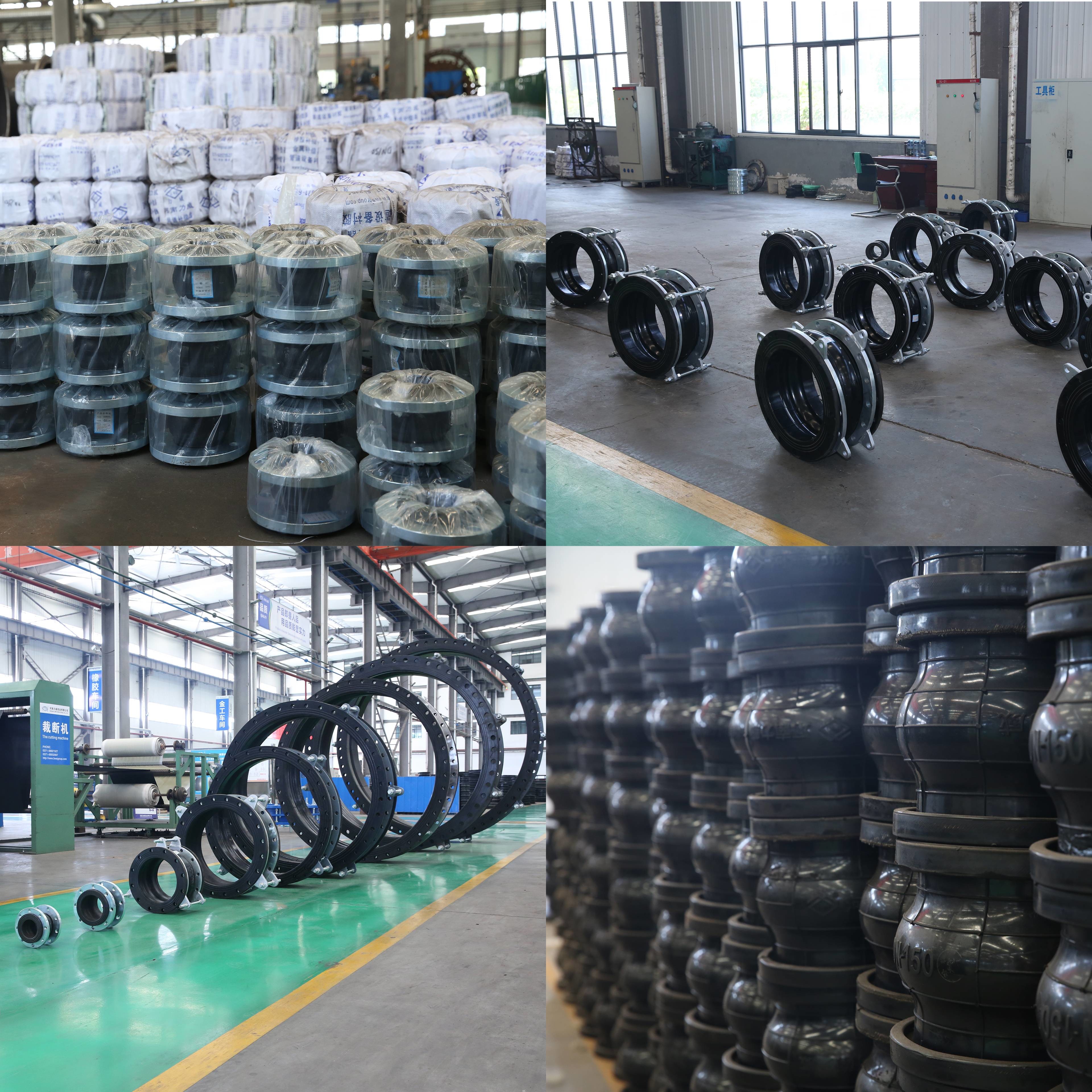 Good Noise Reduction Single Sphere Flexible Rubber Joint For Water And Chemical Resistance