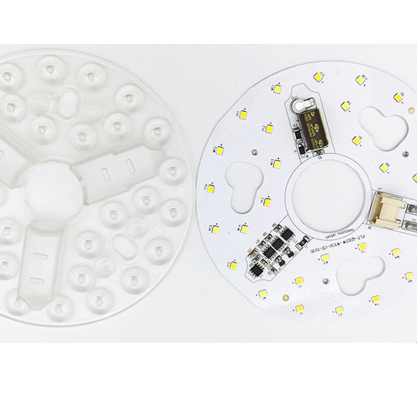 ERP Rosh LED Modules 5CCT 12W/18W/24W DIP Switch Ceiling Light Fan With Witch Power Replaces LED Module