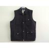 Buy cheap Mens classic vest，mens waist coat, gilet, vest in peach skin fabric, black from wholesalers