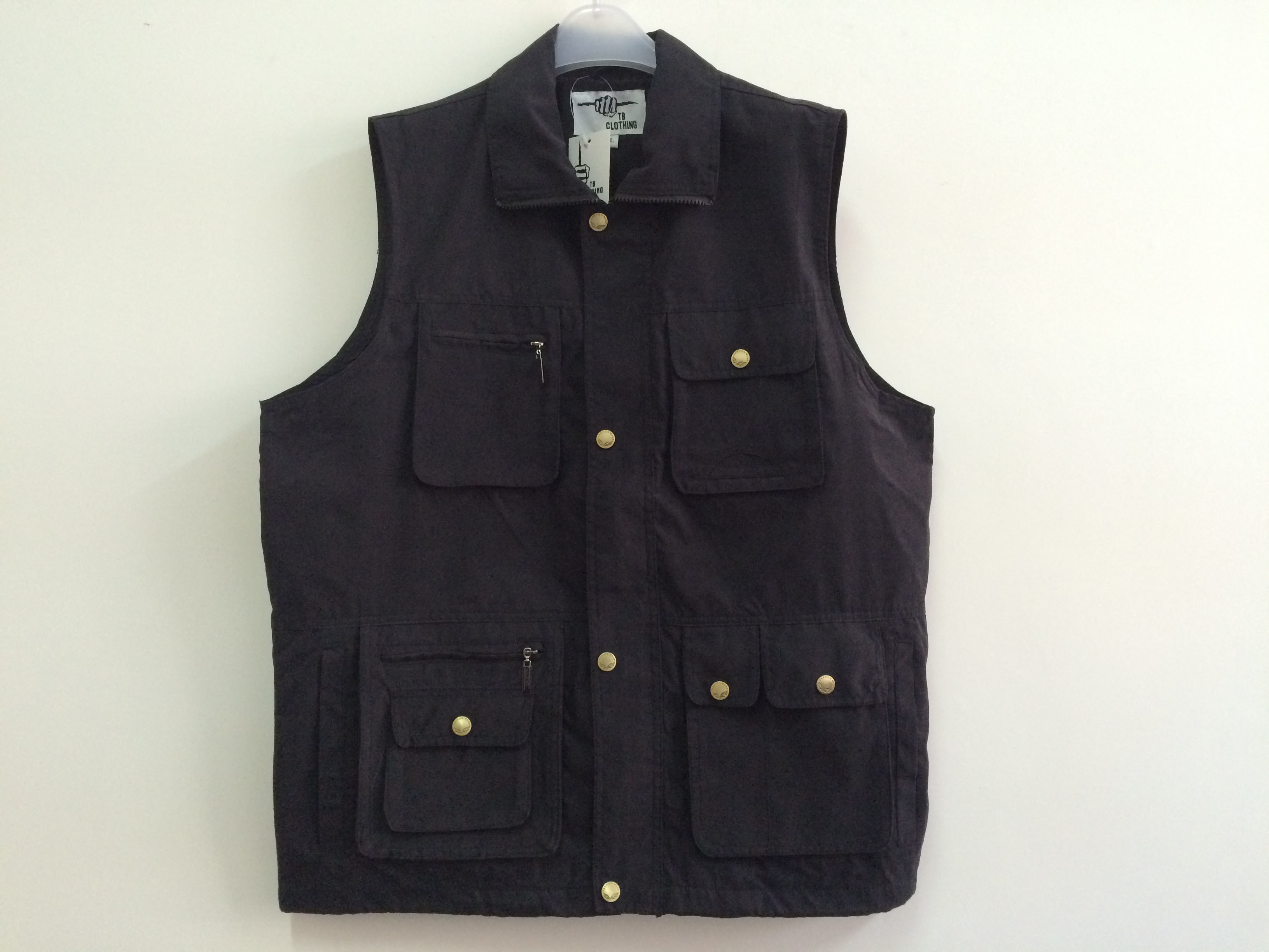 Mens classic vest，mens waist coat, gilet, vest in peach skin fabric, black colour, S-3XL, 049