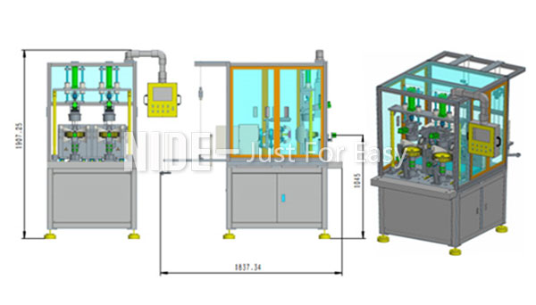 Automatic BLDC motor rotor winding machine