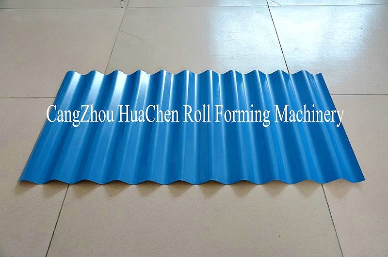 Steel Silo PPGI Corrugated Roll Forming Machine For 0.7mm Roof Sheet
