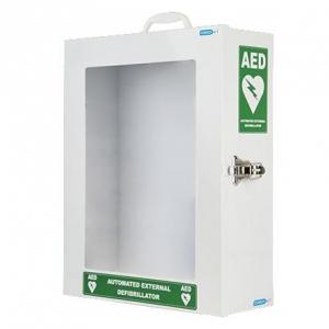 Stainless Steel Wall Hanging First Aid Kit , First Aid Cabinet With Night Light Indicator