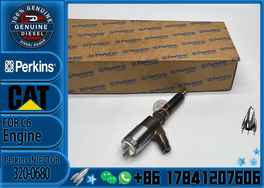 Cat engine parts 320d injector 3200680 320-0680 2645A747 for caterpillar c6.6 injectors