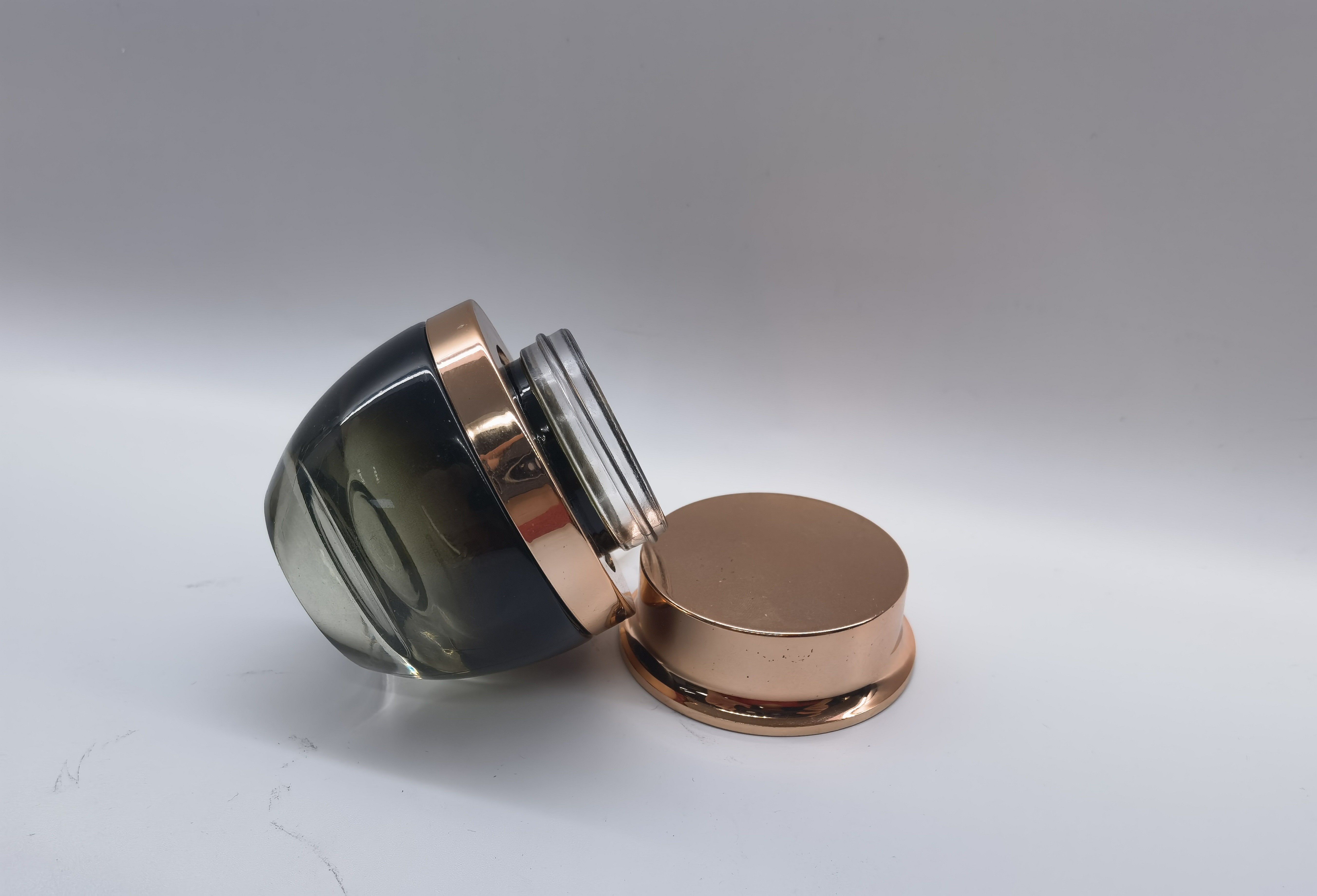 Eco Friendly Glass Cream Jars Frosted Surface Empty 30g Cosmetic Jar
