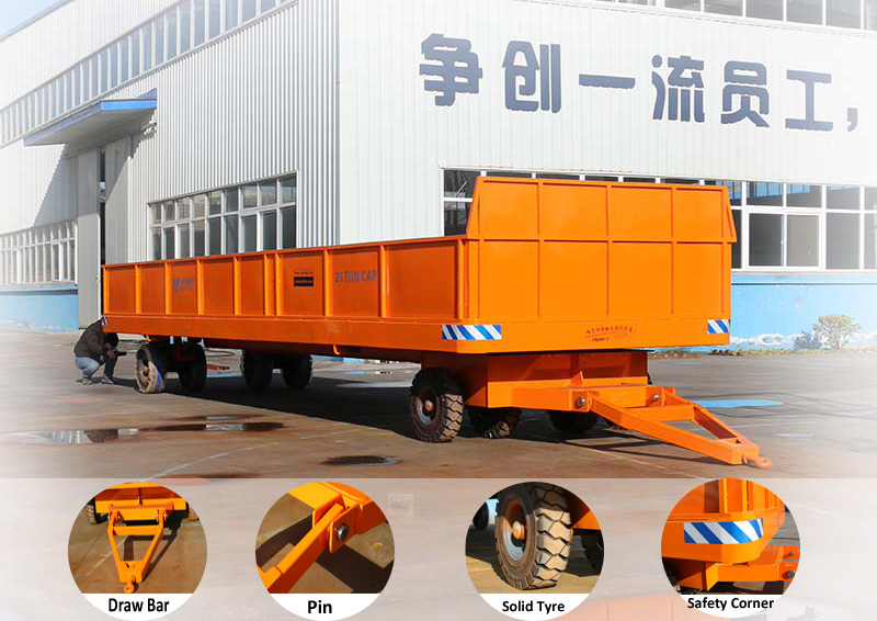 20 ton non motor trackless types of Industrial Transfer Trolley