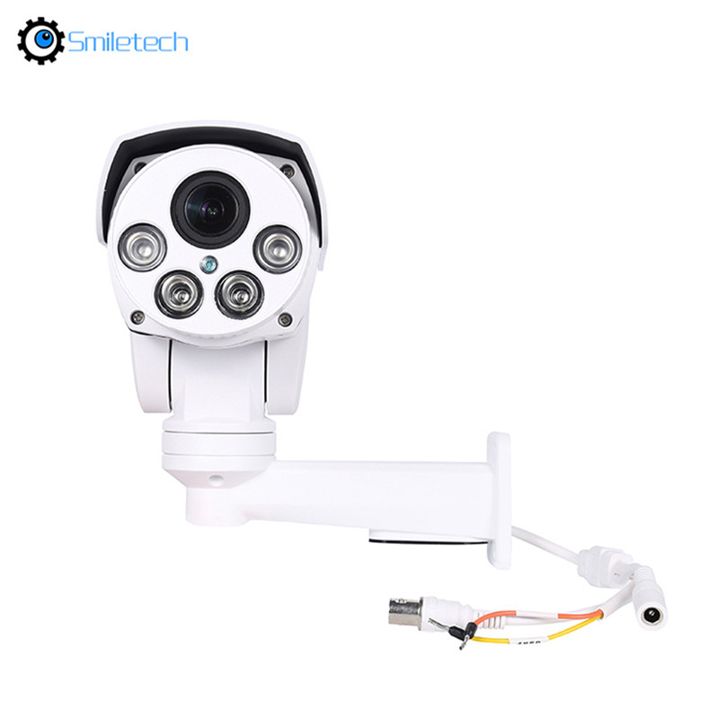 waterproof AHD 2MP 4 in 1 CVI TVI CVBS analog IR PTZ bullet camera 10X optical zoom 2.5 inch surveillance camera