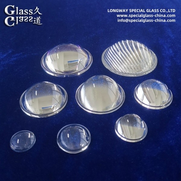Optically Clear Borosilicate Glass Led Aspheric Lens For Superior Beam Control