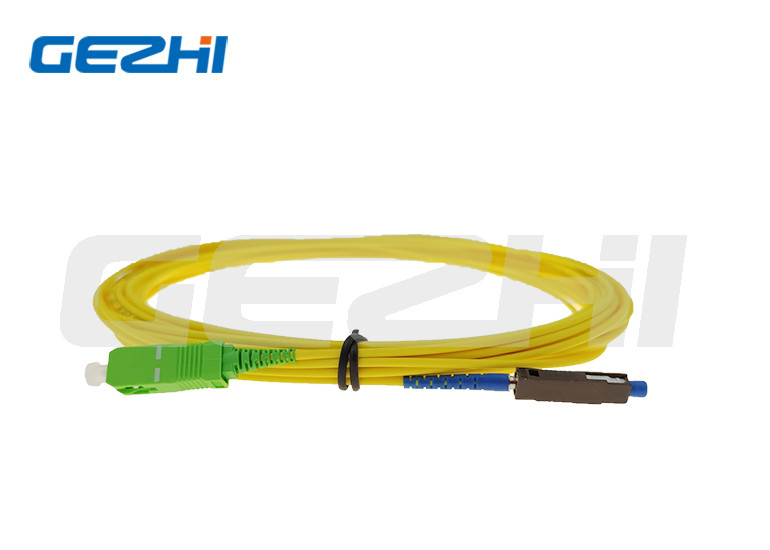 Simplex MU To SC Connector Fiber Patch Cord Patch Cable Series For Data Network