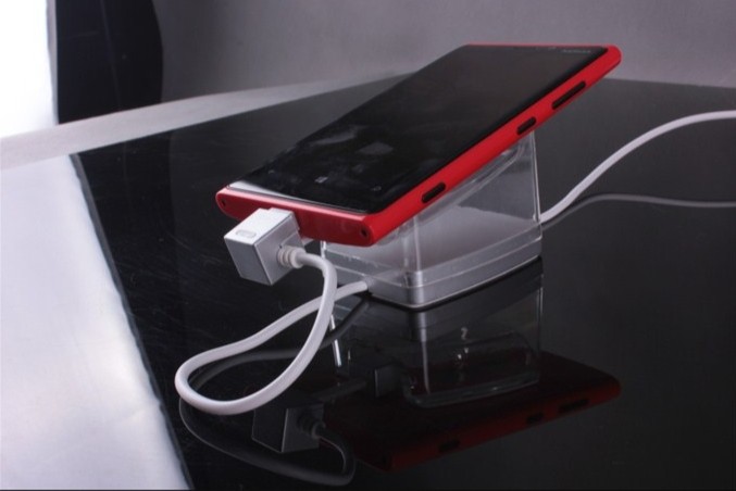 6 port security alarm box for tablet PC displays with charging