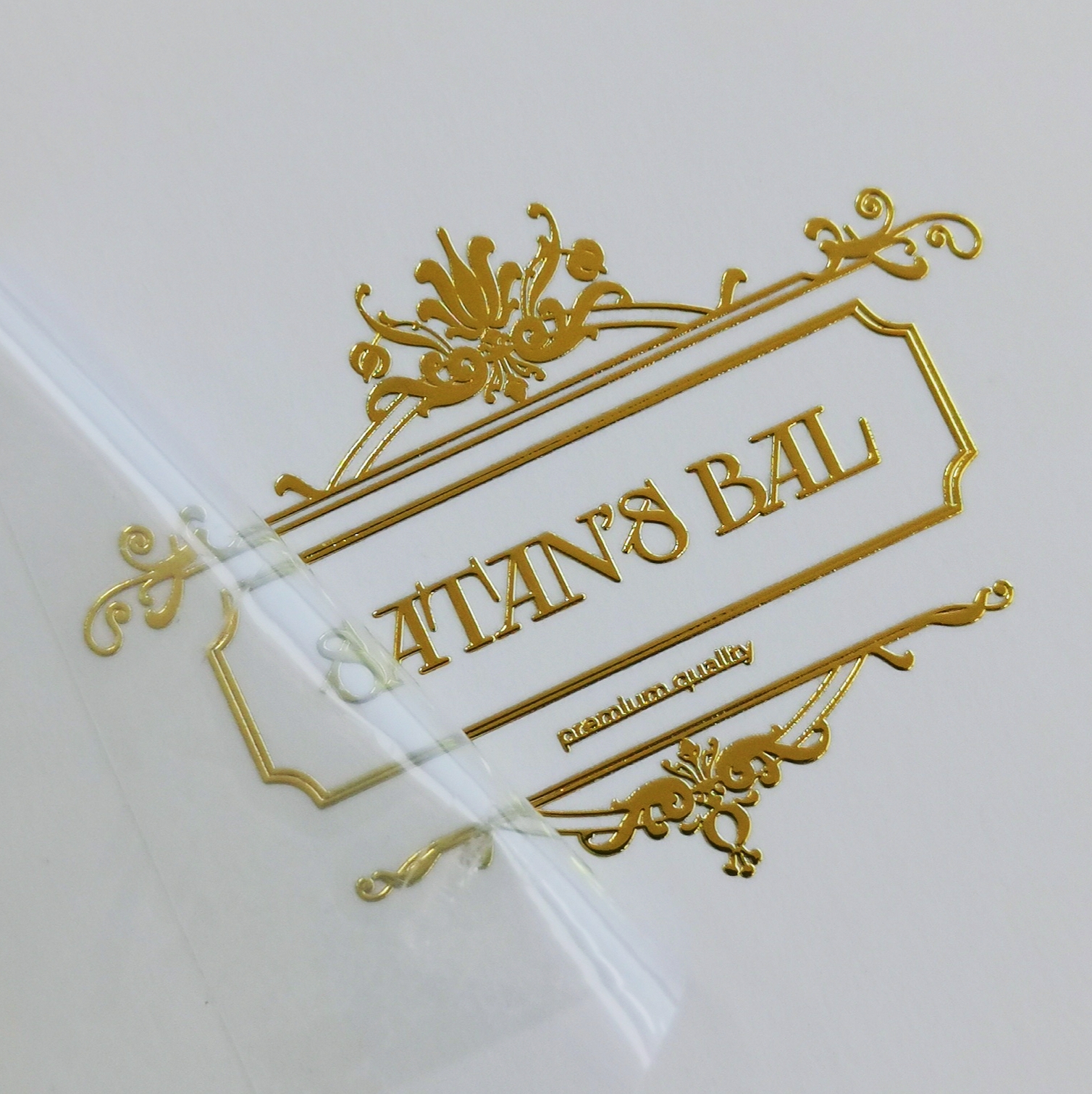 Custom Printed Candle Jar Labels UV Metal Hot Stamping Private Homemade Candle Labels