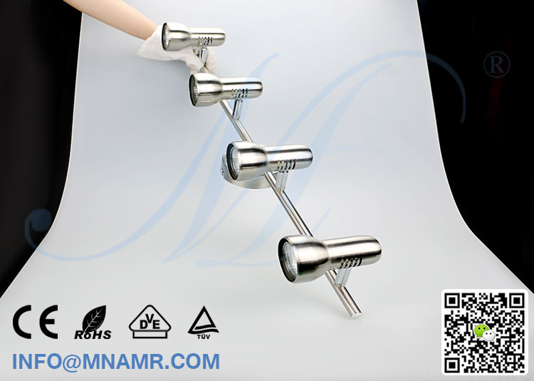 4x5W LED Ceiling Spotlight Fitting AC100-240V with Multi-Direction Adjustable Heads