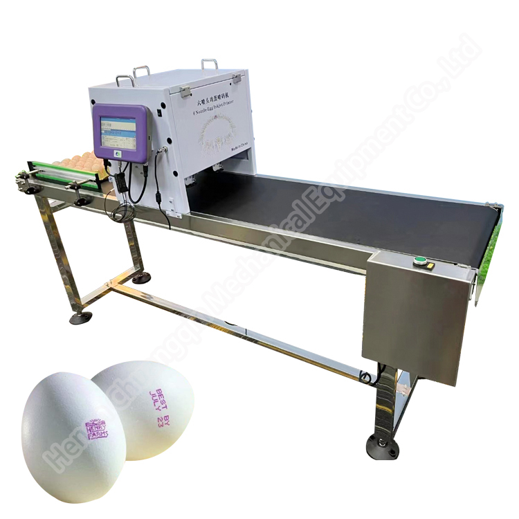 Automatic Egg Coding Machine Inject Printing Machine Small For Eggs Expiry Date Printing Machine