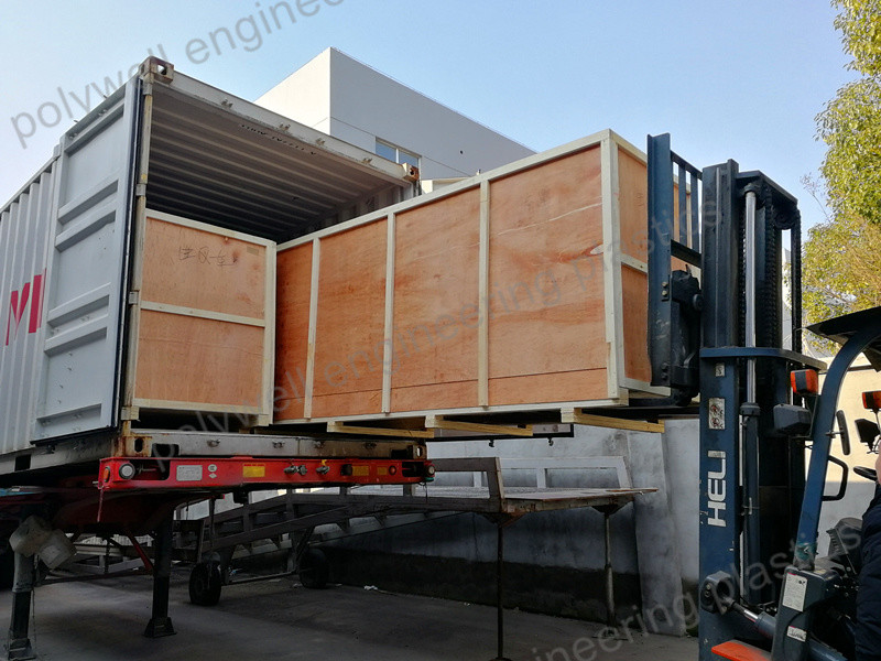 PA66 GF25 Strip Single Screw Plastic Extruder Machine For Thermal Barrier Aluminum Profile