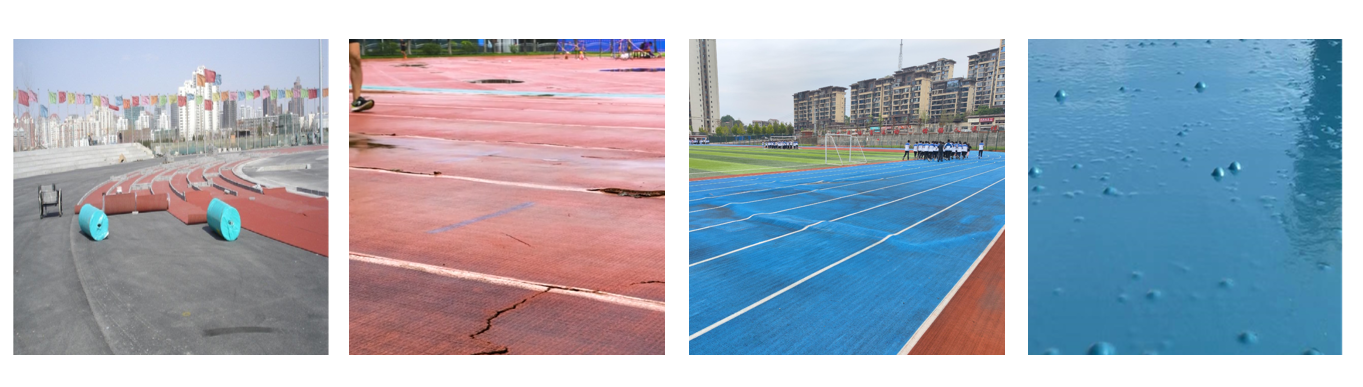 IAAF Sandwich System Semi-prefabricated Running Track Athletic Track and Field Materials EPDM Rubber Granules for Playground Surface