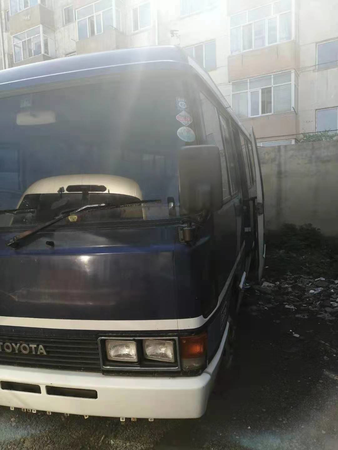 Right Hand Drive Used Coaster Bus Toyota Brand 23/29seats Low Kilometer 1hz Engine