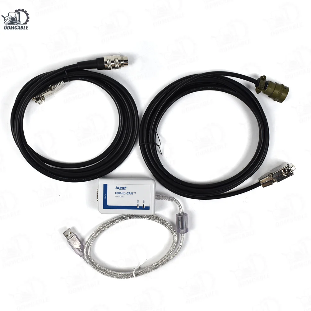 CF53 laptop with For MTU (USB-to-CAN) 2.74 Diagnostic software COMPACT IXXAT Truck Diagnostic tool Diesel engine scanner tool