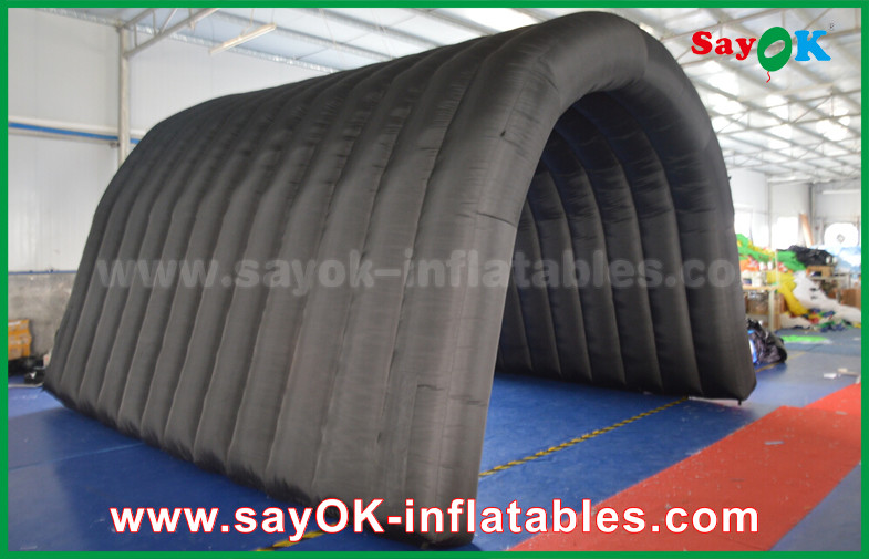 Air Inflatable Tent Black 210D Oxford Tunnel Inflatable Camping Tent For Outdoor Activity