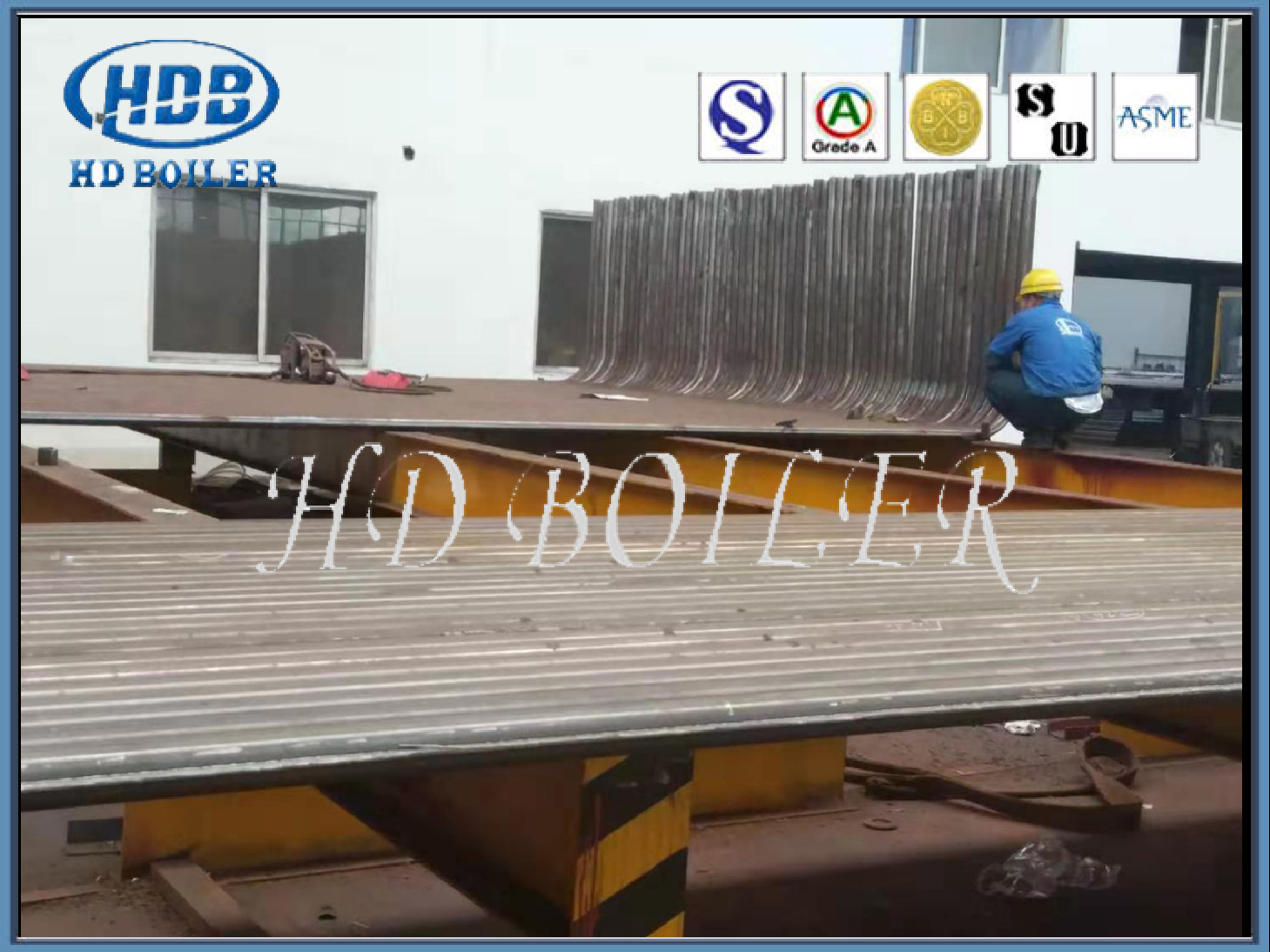 Environmental Friendly Boiler Water Wall Panels Alloy Seamless ASTM Certification