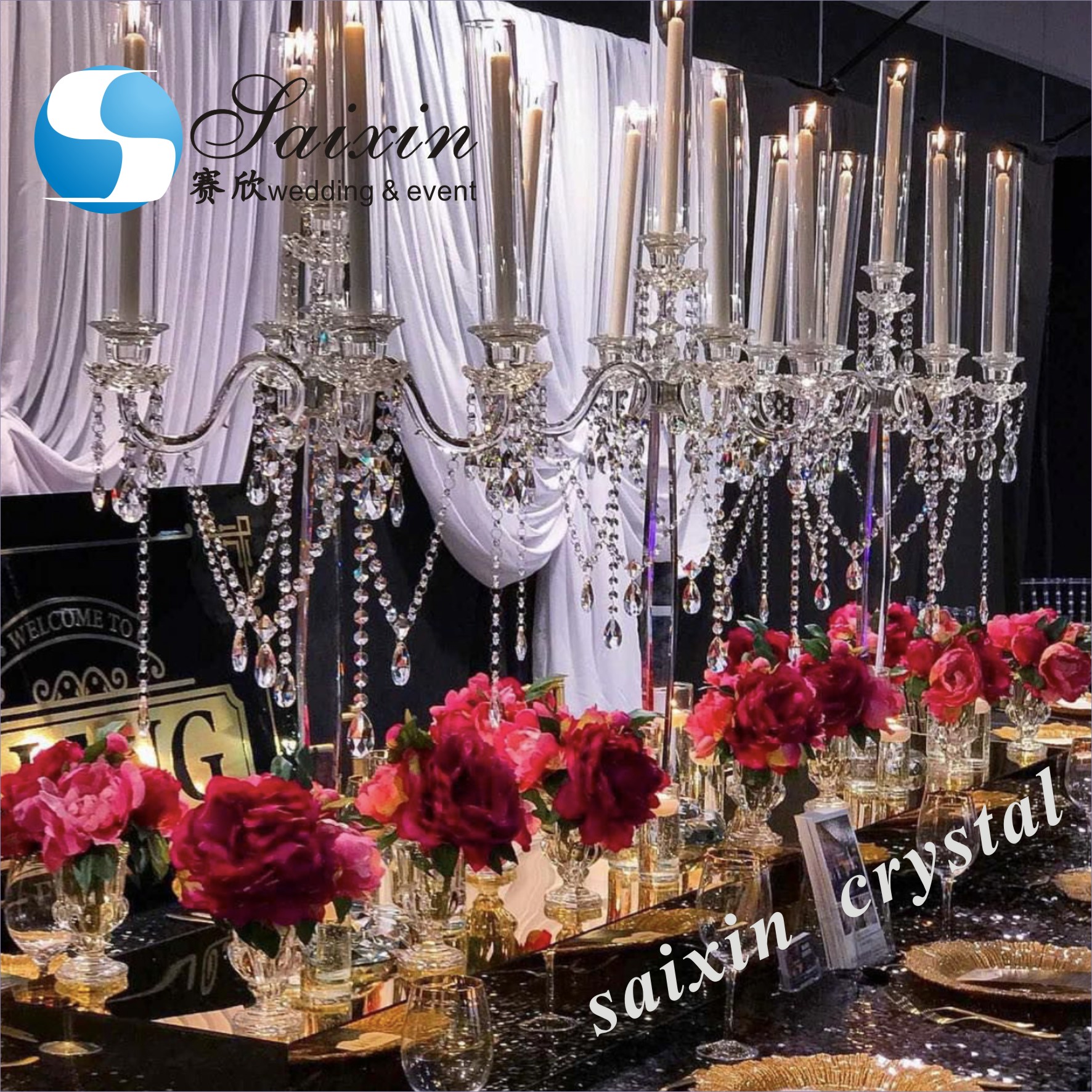 Artificial Flower Arrangements For Wedding Tables Decoration