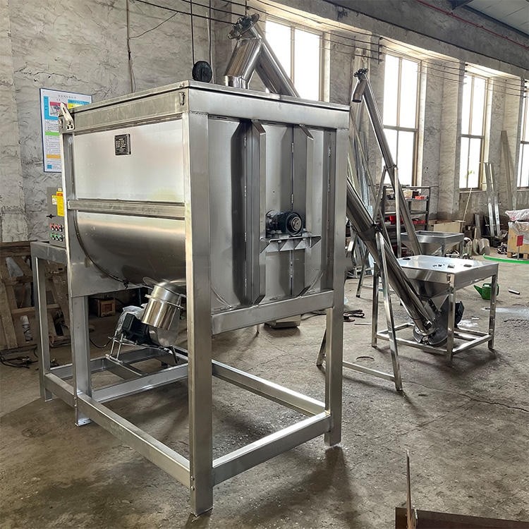 High quality Horizontal dough mixer horizontal dryer mixer horizontal animal feed mixer