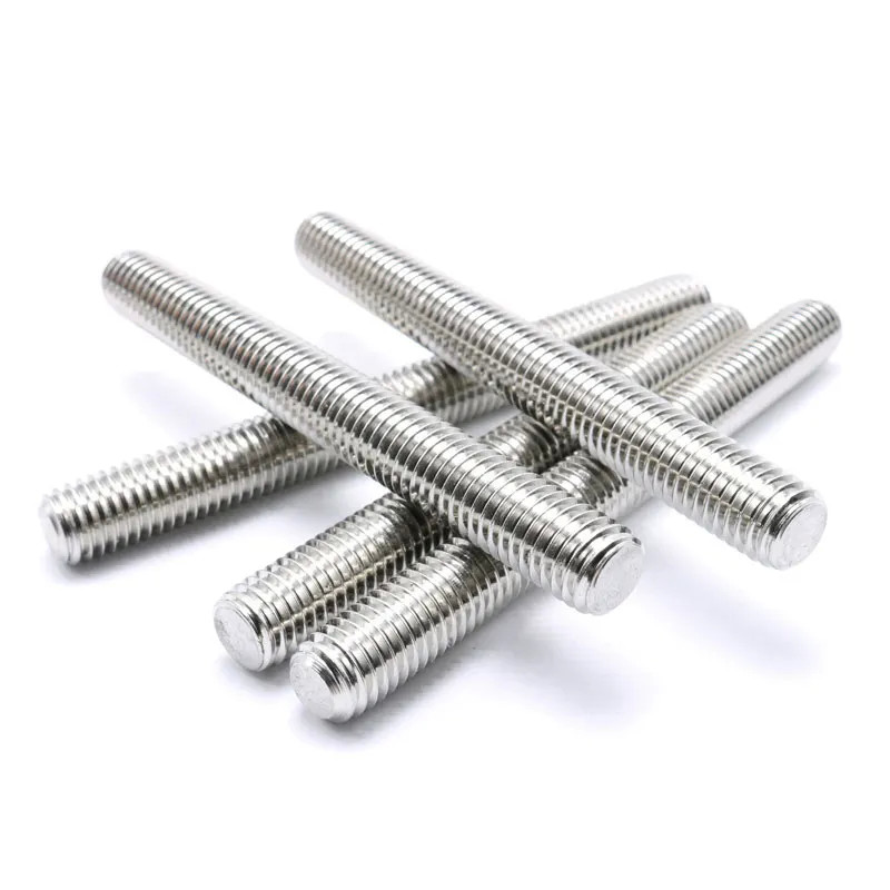 Threaded Stud Bolts Grade 10.9 DIN975 Monel 400 Nickel Alloy Threaded Rods High Quality
