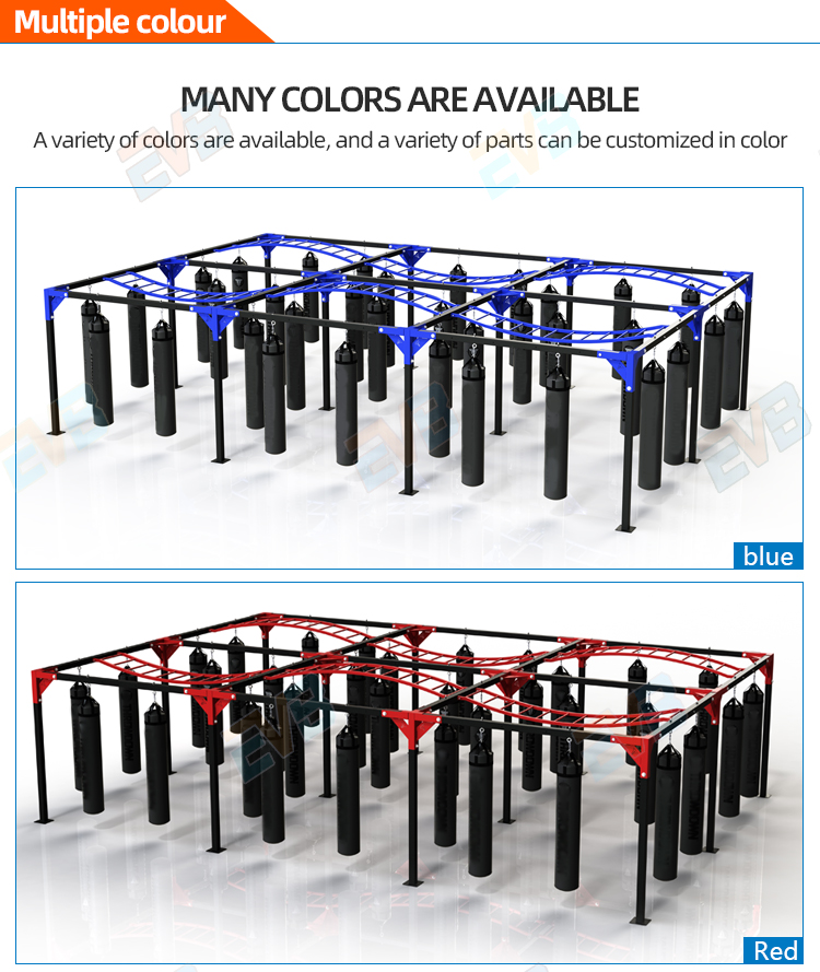 2.7M Height Commercial Heavy Bag Rack Freestanding Punch Bag