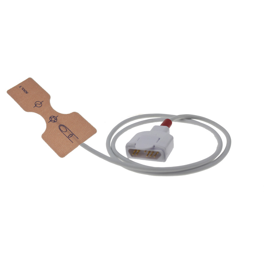 Medical Grade PVC Disposable Spo2 Sensor 905nm Absorption Wavelength For Adult