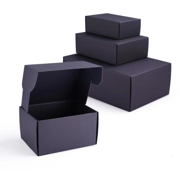 Luxury Corrugated Cardboard Gift Boxes Custom Logo Hair Extension Packaging Boxes