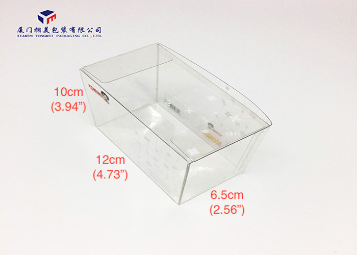 Rigid Clear PET Plastic Boxes Automatic - Lock Bottom Design Customized Printing