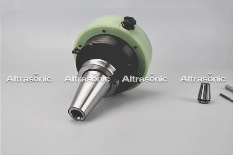 Low Amplitude Ultrasonic Vibrating Spindle Tool for Alumina Processing