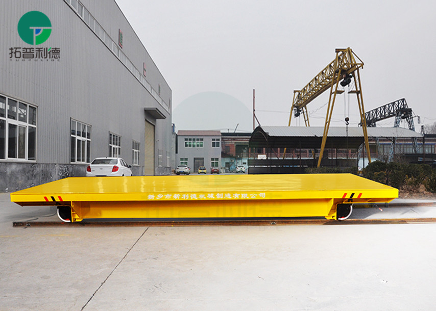 Remote Control Cargo Handling Electrical Operated Cross Bay Self Propelled Trailer On Rail