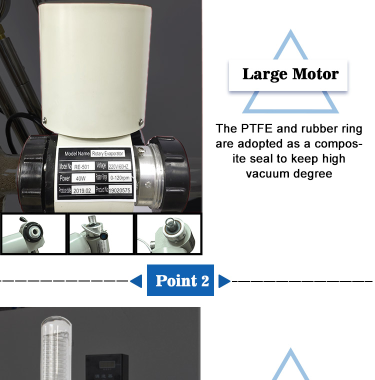 China Distillation Equipment Rotovap 5L 10L 20L 50L Vacuum Rotary Evaporator Price