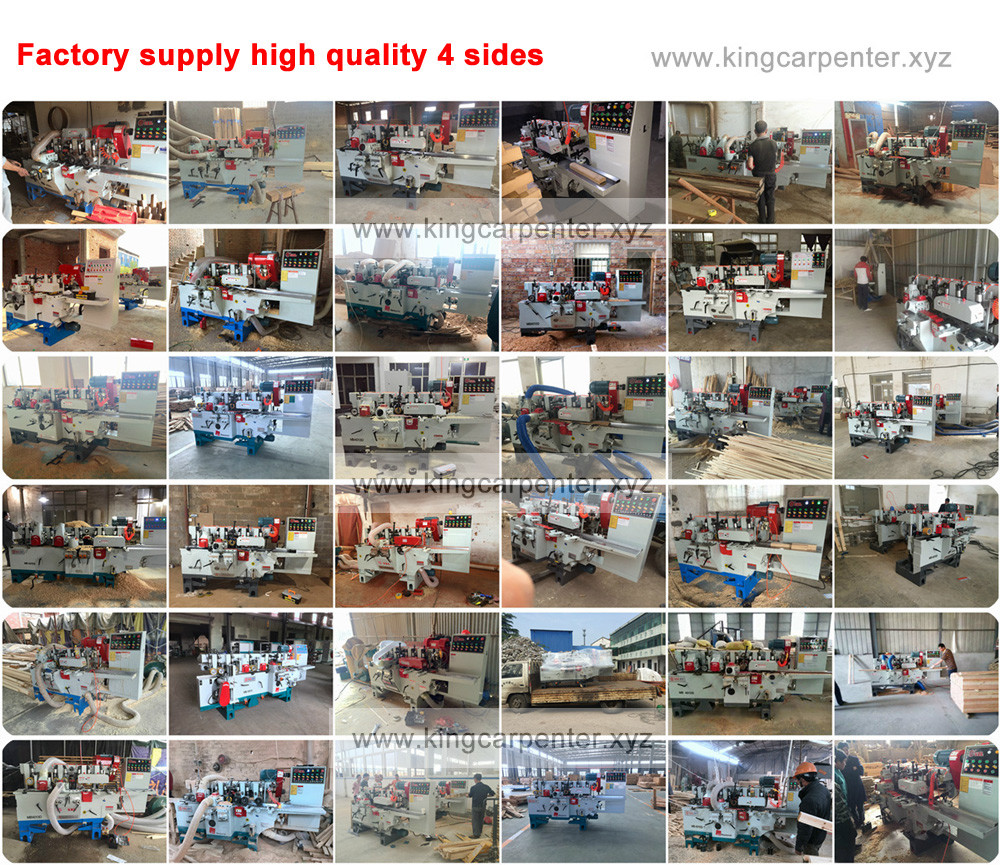 wood moulding machine woodworking four side moulder machine factory