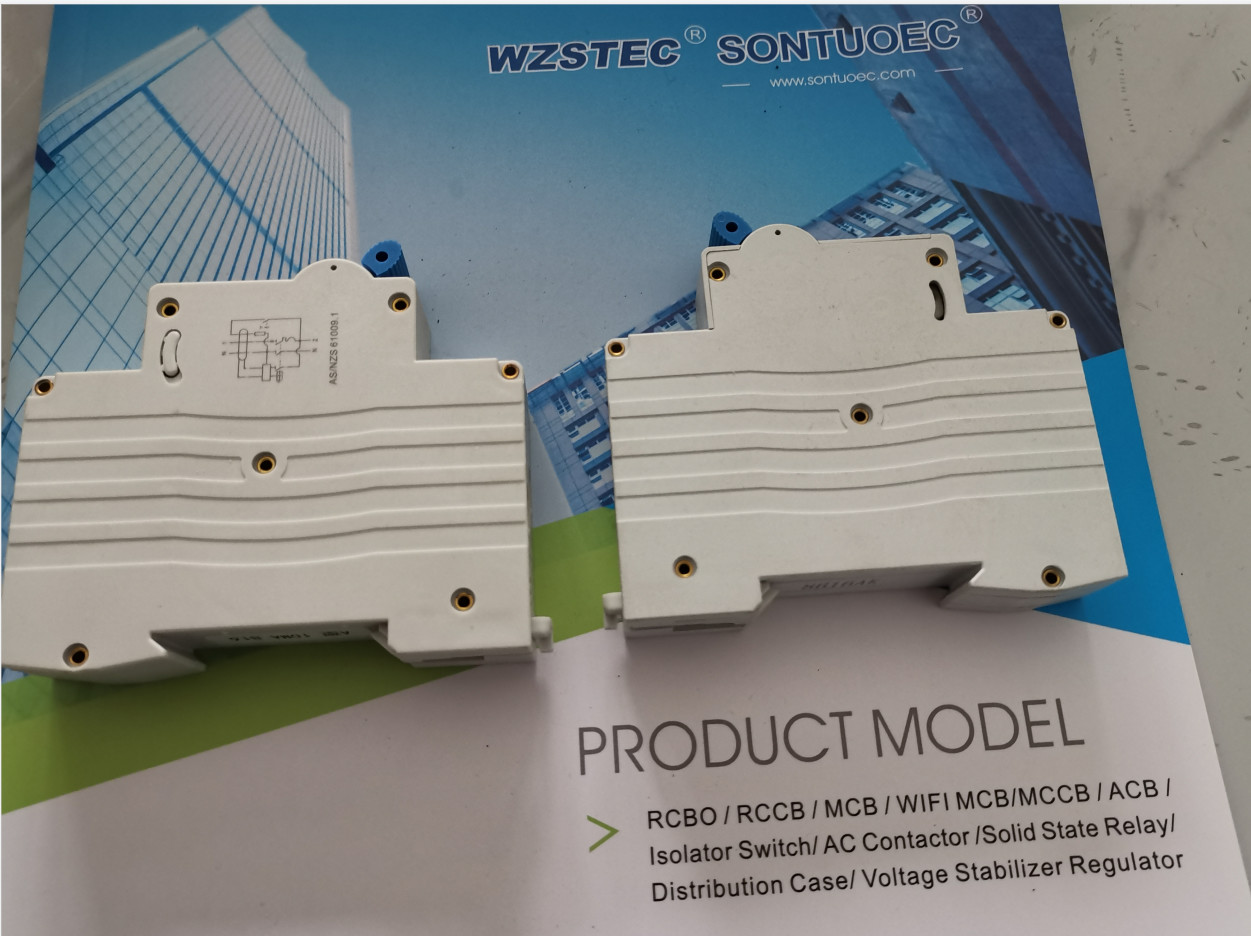 18MM 6KA RCBO Circuit Breaker With Overcurrent Protection