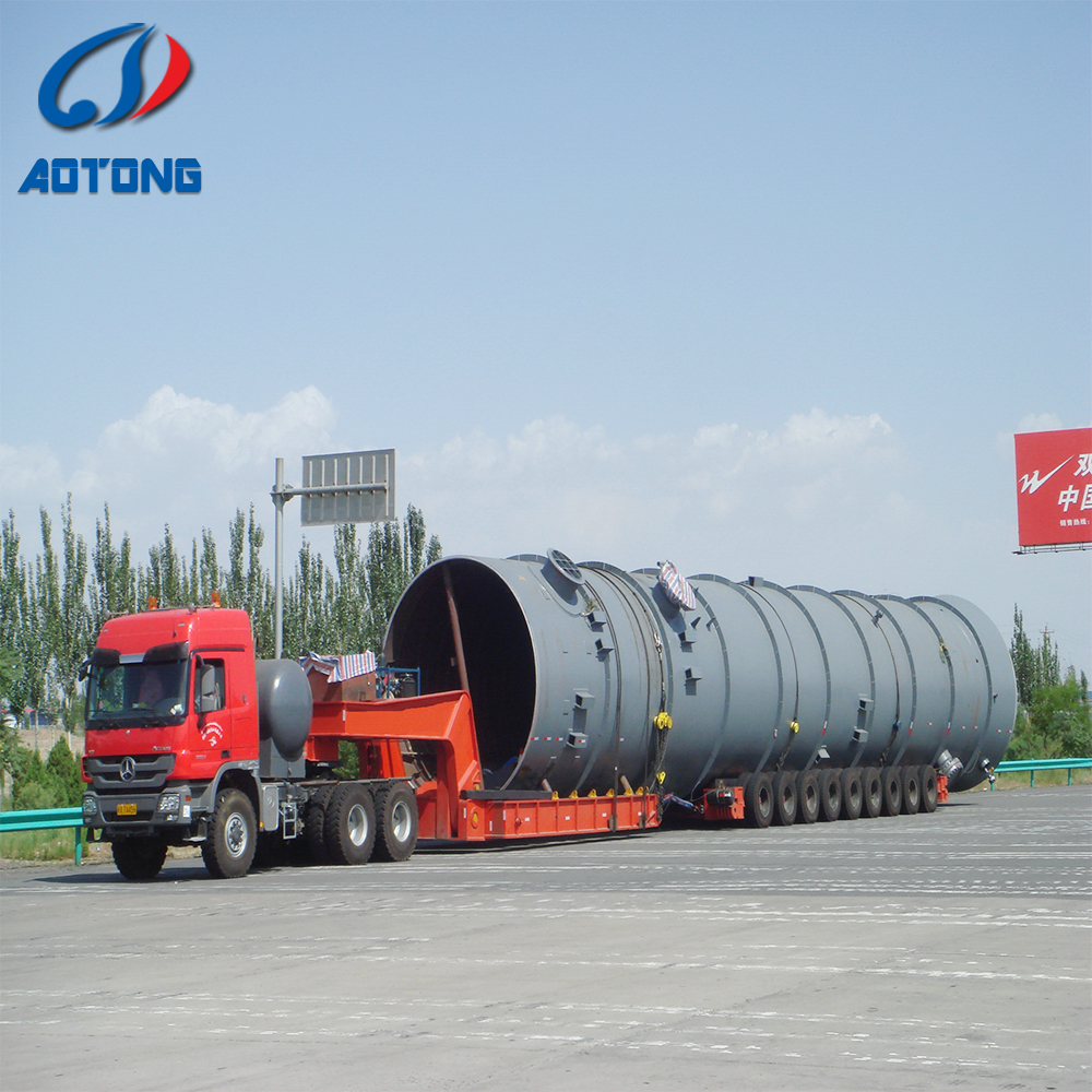 50m Wind Blade Transport Trailer with All Wheel Drive and Standard 28Ton Landing Gear