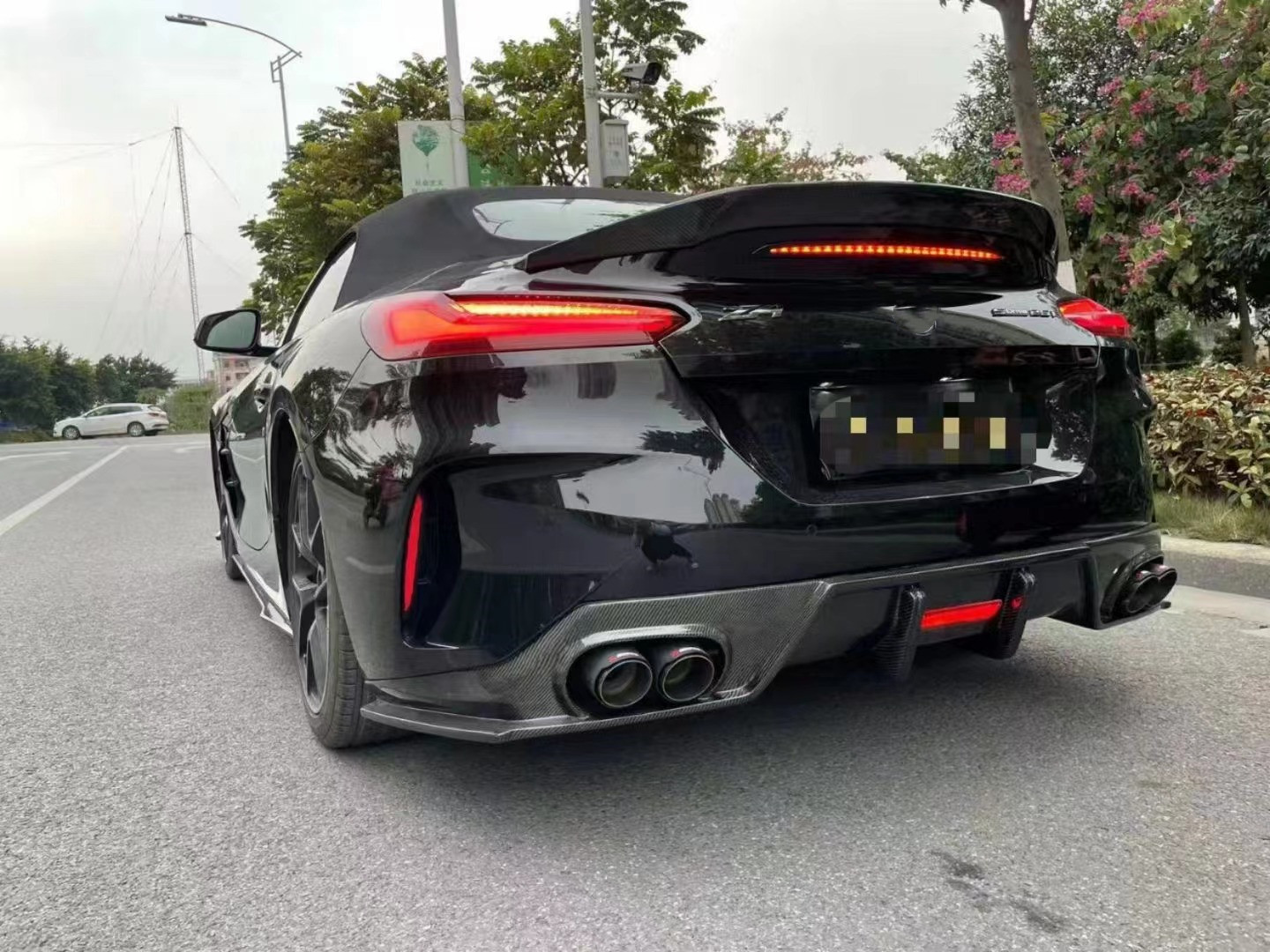 Carbon Fiber Body Kit for BMW Z4 G29 Z4 G29 Upgraded TRD Style Front Shovel Diffuser Spoiler Body Kit